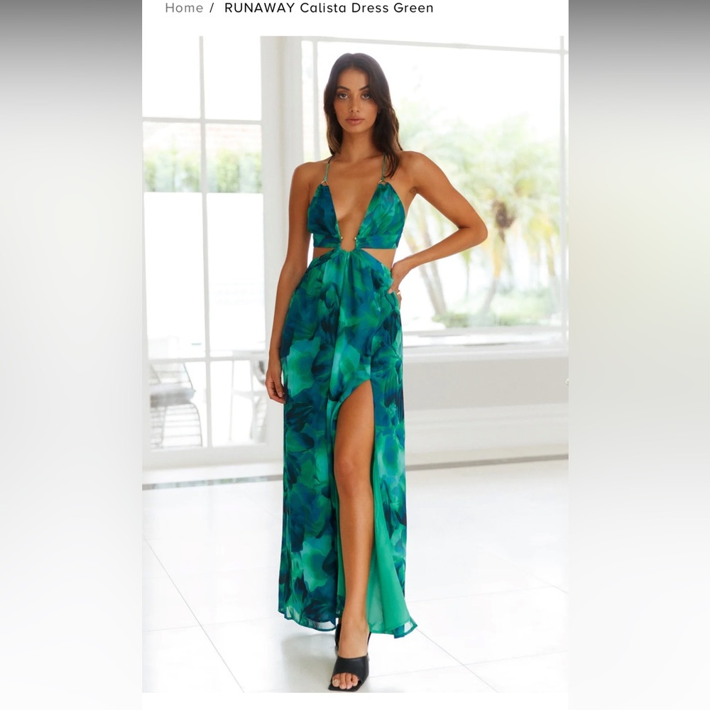 Hello Molly: Runaway Calista Dress Green Sz.M